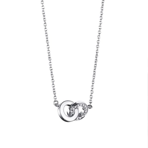 You & Me Necklace White Gold - Efva Attling - Suuri valikoima & ilmainen lahjapaketointi - Nordicspectra.fi