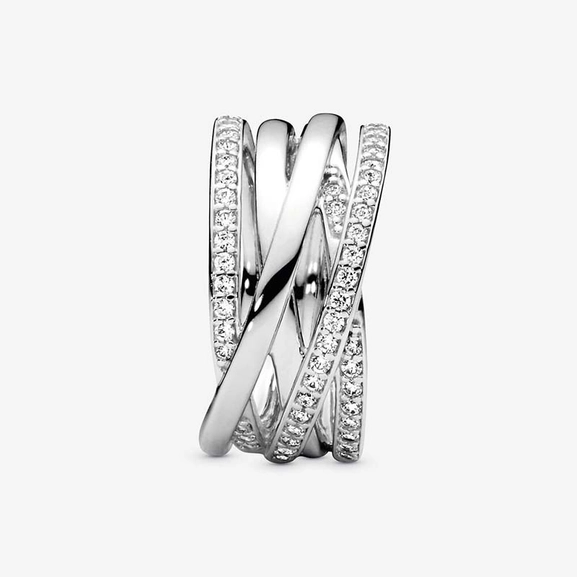 Sparkling & Polished Lines Ring - PANDORA - Snabb frakt & paketinslagning - Nordicspectra.se
