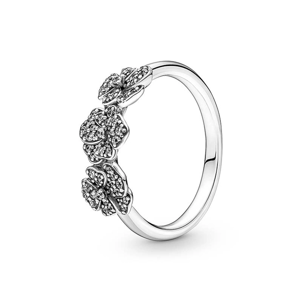 Drei Stiefmütterchen Ring von PANDORA, Schneller Versand - Nordicspectra.de