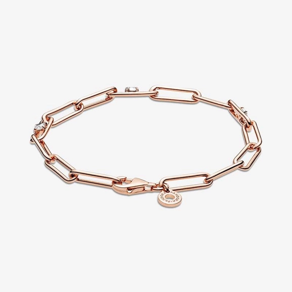 Kedjearmband med Glittrande Stenar Rosé - PANDORA - Snabb frakt & paketinslagning - Nordicspectra.se