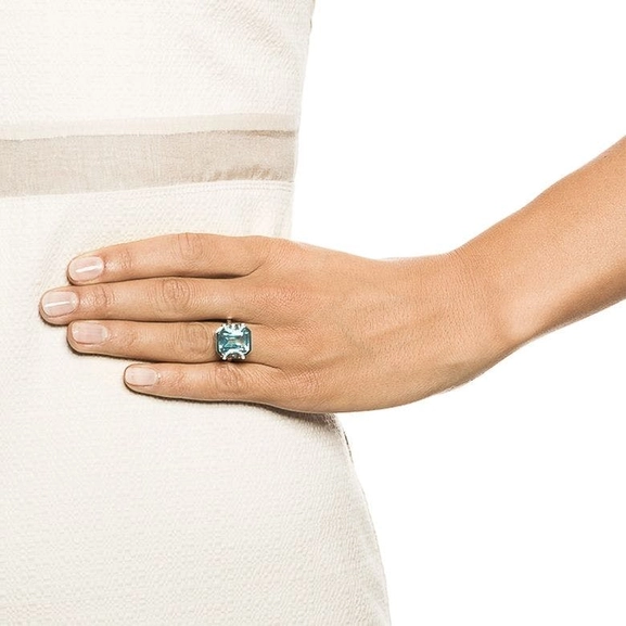 Little Magic Star Ring Aquamarine Gold - Efva Attling - Suuri valikoima & ilmainen lahjapaketointi - Nordicspectra.fi