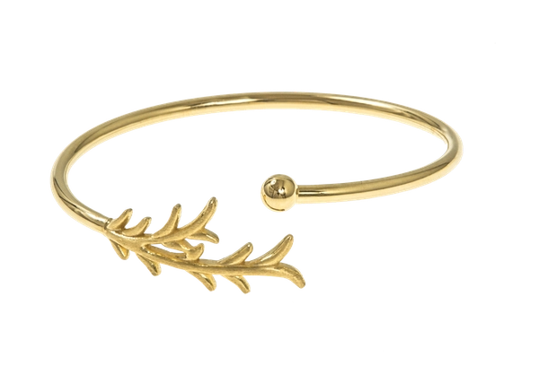 Tree twig bangle brace gold -CU Jewellery - Snabb frakt & paketinslagning - Nordicspectra.se