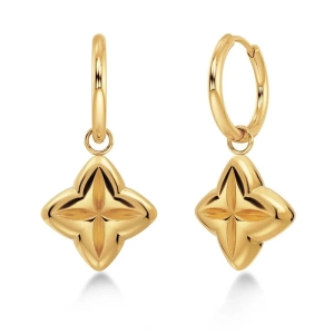 Guldpläterade örhängen från Edblad