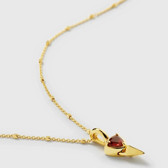 Mrs H Spike Necklace Gold