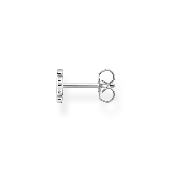 Einzel Ohrstecker Kleeblatt Silber von Thomas Sabo, Schneller Versand - Nordicspectra.de