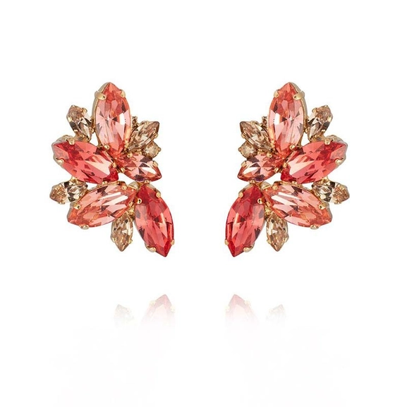 Iris Earcuff Gold Rose Peach Combo - Caroline Svedbom - Nopea toimitus ja lahjapakkaus - Nordic Spectra