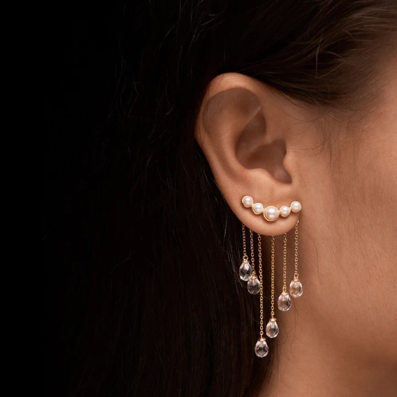 Rain Earring Gold - Maria Nilsdotter - 1-2 dagars leverans - Nordic Spectra