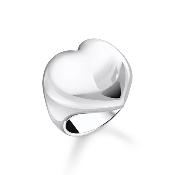 Signetring Heart - Thomas Sabo - Suuri valikoima & ilmainen lahjapaketointi - Nordic Spectra