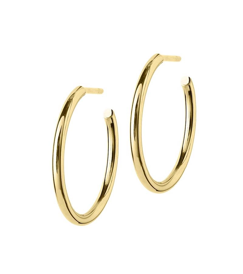 Hoops Earrings Gold Medium - Edblad - Snabb frakt & paketinslagning - Nordicspectra.se