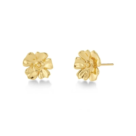 Floral Studs S Gold - Edblad - Snabb frakt & paketinslagning - Nordic Spectra