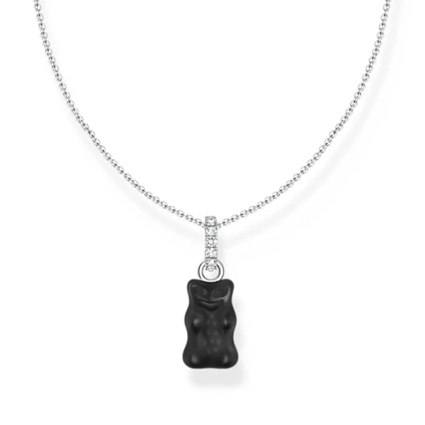HARIBO Halsband med Svart Gummibjörn - Thomas Sabo - Snabb leverans & paketinslagning - Nordic Spectra