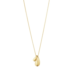 Reflect Necklace Double Pendant Gold - Georg Jensen - designkorut nopeilla ja turvallisilla toimituksilla