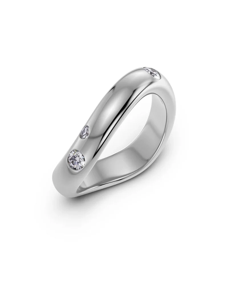 Edblad Selena Ring i stål med 4 mm bredd