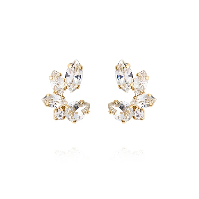 Caroline Svedbom - Clare Earrings Gold Crystal