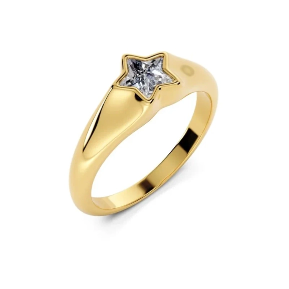 Star Sparkle Ring Gold - Edblad - Snabb leverans - Gratis paketinslagning