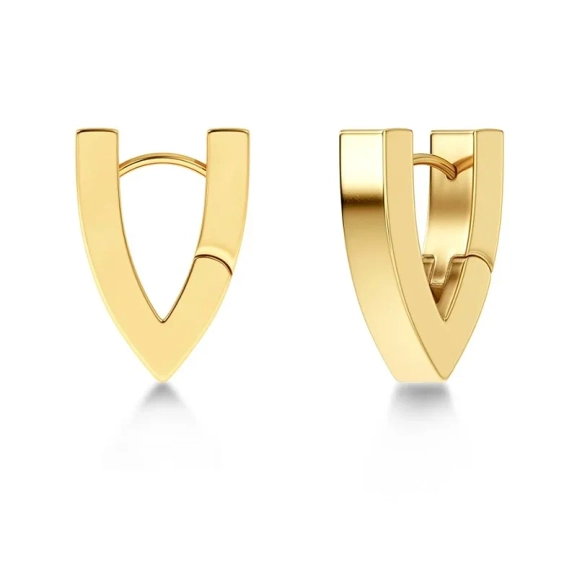 Guldpläterade örhängen från Edblad