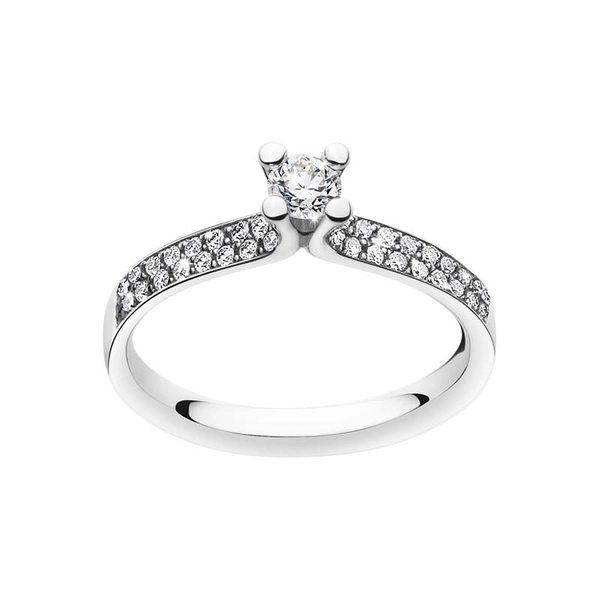 Magic Solitaire 0.33 ct Weißes Gold von Georg Jensen, Schneller Versand - Nordicspectra.de