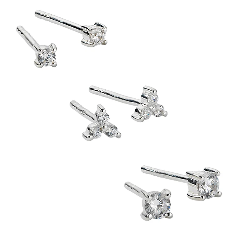 Syster P - Celestia Studs Set Silver