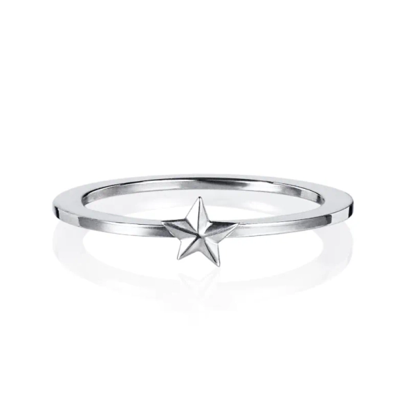 Micro Catch A Falling Star Ring - Efva Attling - ruotsalainen muotoilu - Nordic Spectra