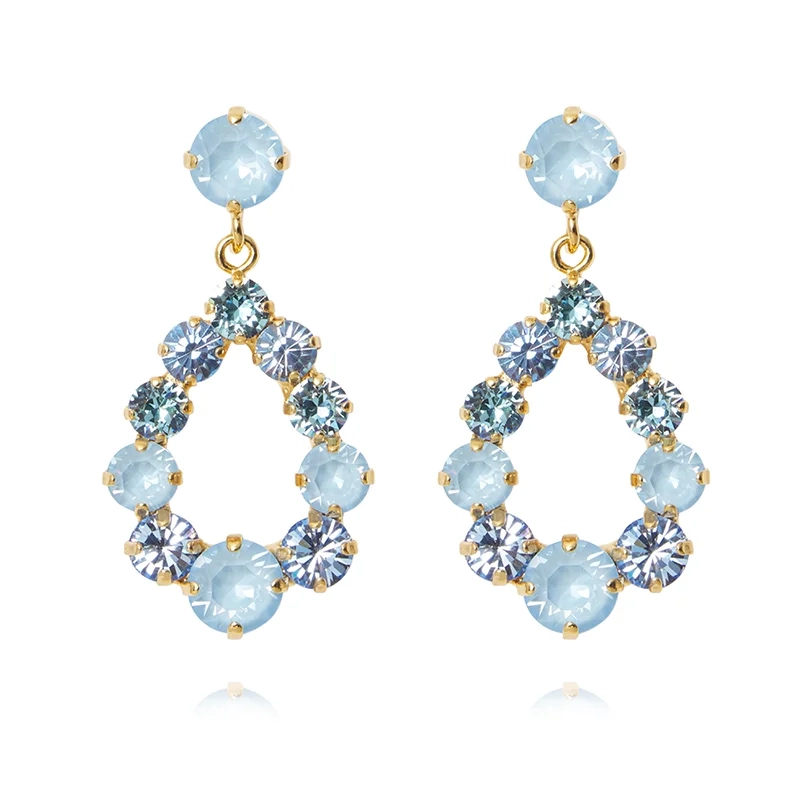 Caroline Svedbom - Mini Delia Earrings Gold Sky Combo