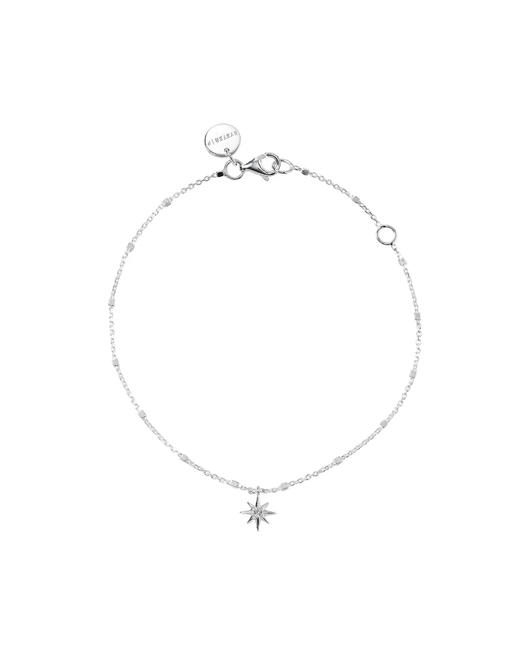 North Star Bracelet Silver - Syster P - Snabb leverans & Gratis paketinslagning - Nordic Spectra
