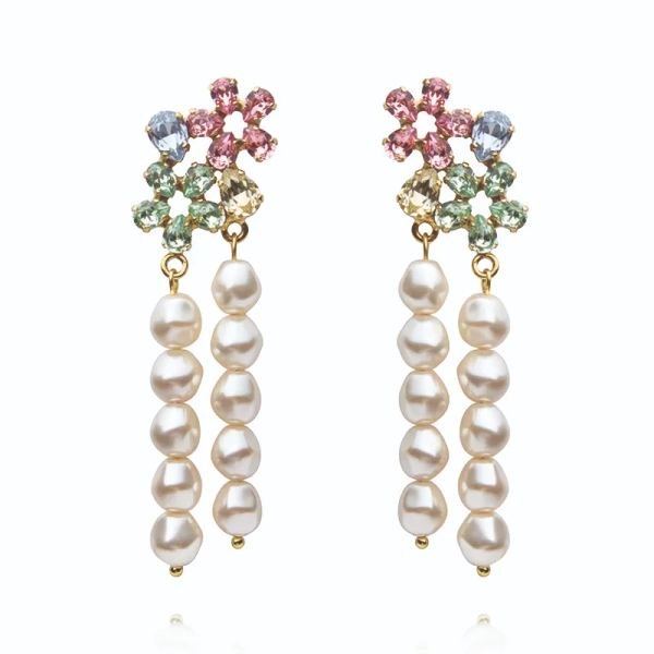 May Pearl Earrings Pastel Gold Combo - Caroline Svedbom - Nopea toimitus ja lahjapakkaus