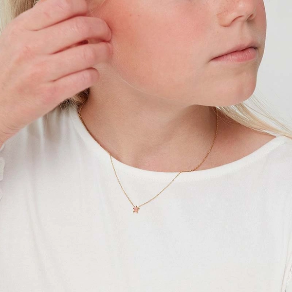 Sky Necklace Kids Pink Gold - Edblad - Snabb frakt & paketinslagning - Nordicspectra.se