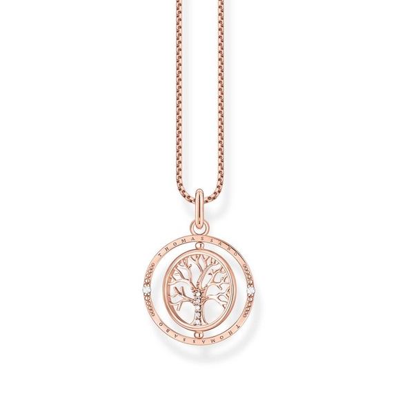 Halsband Snurrande Tree Of Love Rosé - Thomas Sabo berlock - Snabb frakt & paketinslagning - Nordicspectra.se