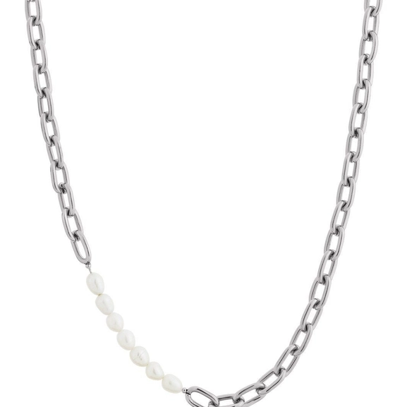 Trellis Pearl Necklace Steel - Edblad - Snabb frakt & paketinslagning - Nordicspectra.se