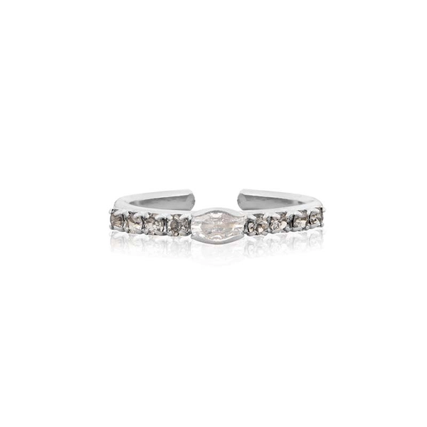 Tracy Ring Rhodium Jet - Caroline Svedbom - Nopea toimitus ja lahjapakkaus - Nordic Spectra