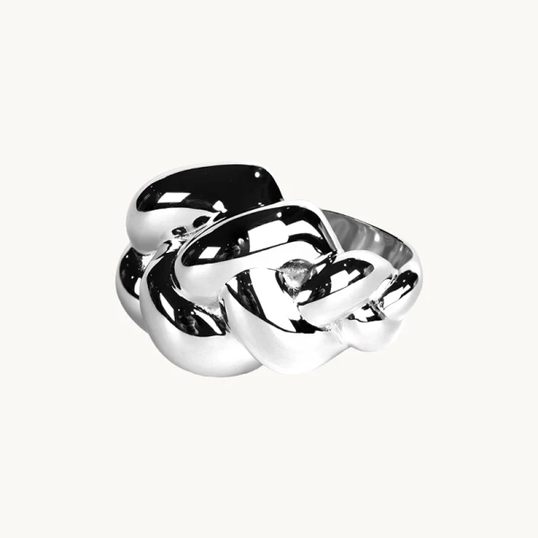 Braided Ring Silver - Emma Israelsson - Snabb frakt & paketinslagning - Nordic Spectra