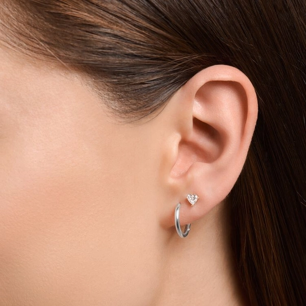 Einzel Ohrstecker Herz Roségold von Thomas Sabo, Schneller Versand - Nordicspectra.de