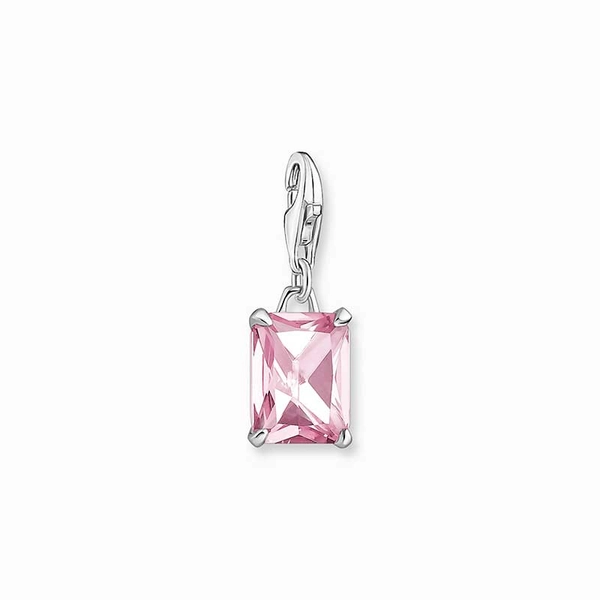 Charm pendant pink stone silver - Thomas Sabo - Suuri valikoima & ilmainen lahjapaketointi - Nordicspectra.fi