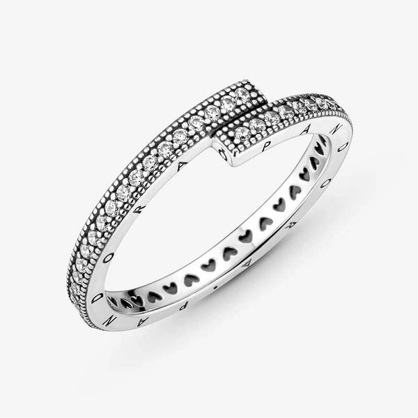 Funkelnder überlappender Ring von PANDORA, Schneller Versand - Nordicspectra.de