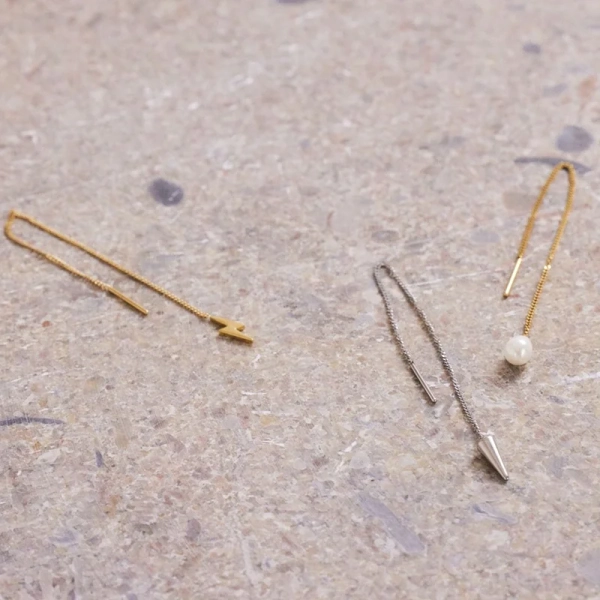 Peak Chain Earrings Steel - Edblad - Snabb frakt & paketinslagning - Nordic Spectra