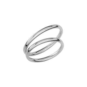 SR1001-2 White Gold - Wedding & engagement rings - Schalins - Scandinavian design - Nordic Spectra