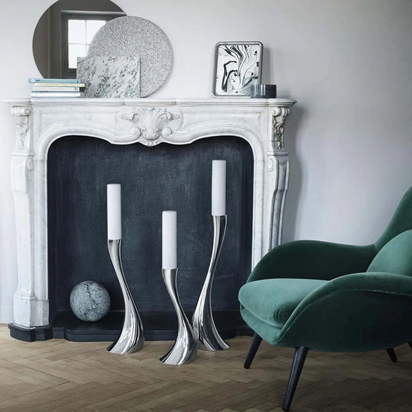 Cobra Floor Ljusstake Liten - Georg Jensen Living - Snabb frakt & paketinslagning - Nordicspectra.se