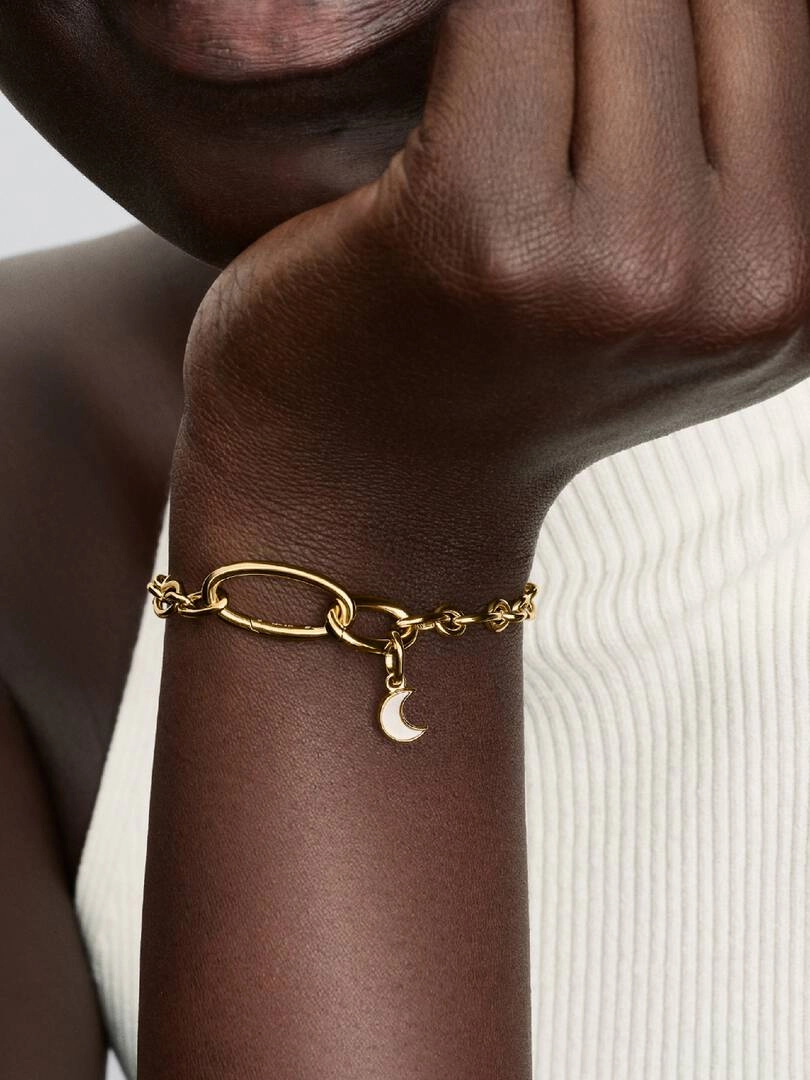 skimrande med cubic zirconia och pärlemor