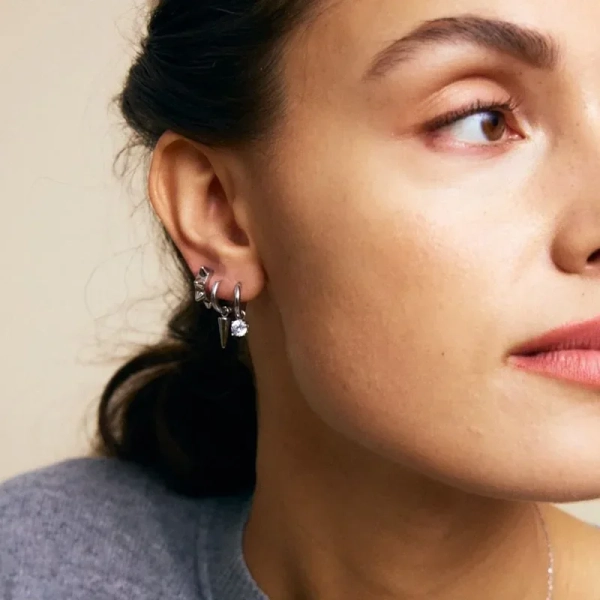 Peak Hoops One Heart Steel - Edblad - Snabb frakt & paketinslagning - Nordic Spectra