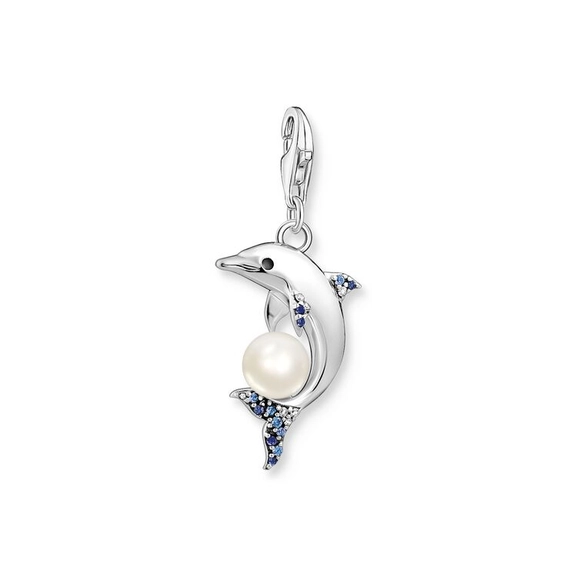 Charm-Anhänger Delfin Mit Perle Silber von Thomas Sabo, Schneller Versand - Nordicspectra.de