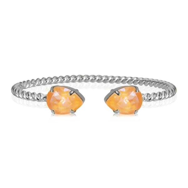 Mini Drop Bracelet Rhodium Peach Delite - Caroline Svedbom - Snabb frakt & paketinslagning - Nordicspectra.se