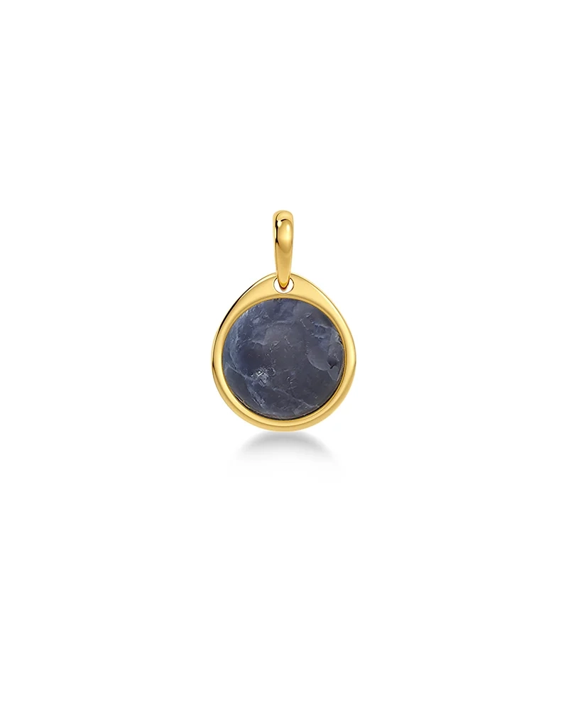 Edblad Birthstone Charm Gold halsband herr – bild 4