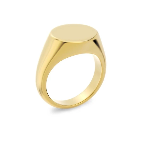 Kim Signet Ring Gold - Edblad - Snabb frakt & paketinslagning - Nordic Spectra