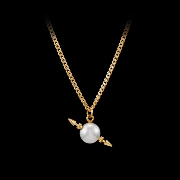 Spinning World Necklace Gold - Maria Nilsdotter - Schmuck im skandinavischen Design - Nordic Spectra