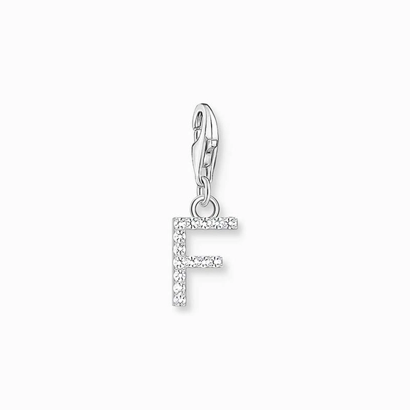 Kirjain F Kivillä Hela - Thomas Sabo - Suuri valikoima & ilmainen lahjapaketointi - Nordic Spectra