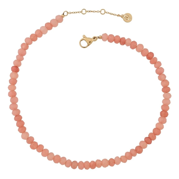 Summer Beads Anklet Pink Gold - Edblad - Snabb frakt & paketinslagning - Nordic Spectra