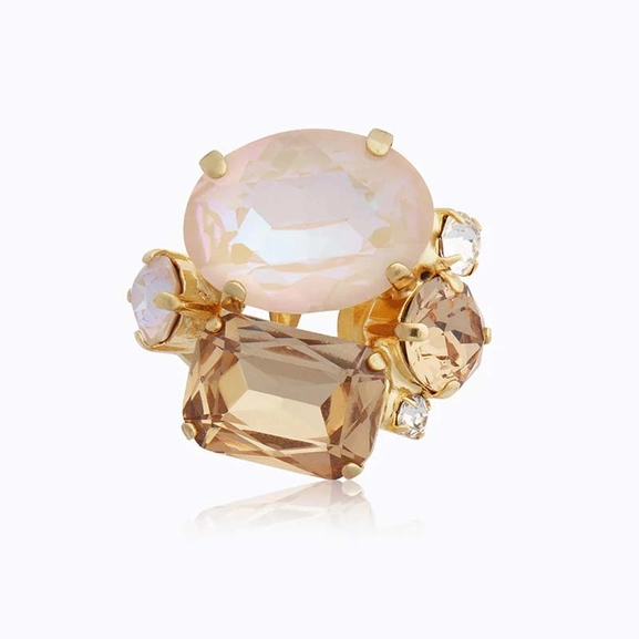 Carolina Ring Gold Topaz Combo - Caroline Svedbom - Snabb frakt & paketinslagning - Nordicspectra.se
