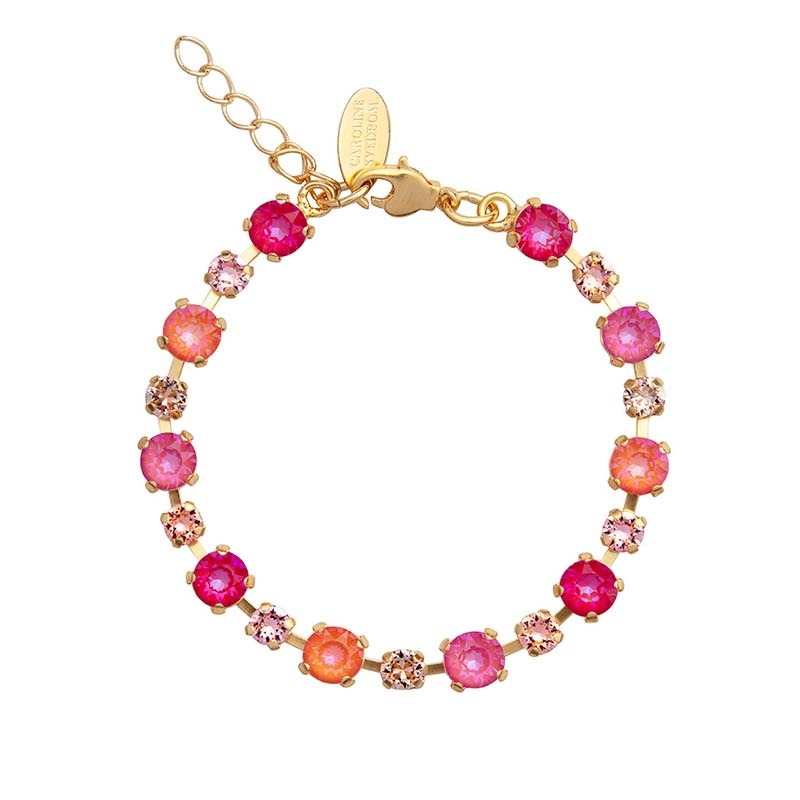 Caroline Svedbom - Calanthe Bracelet Gold Coral Combo