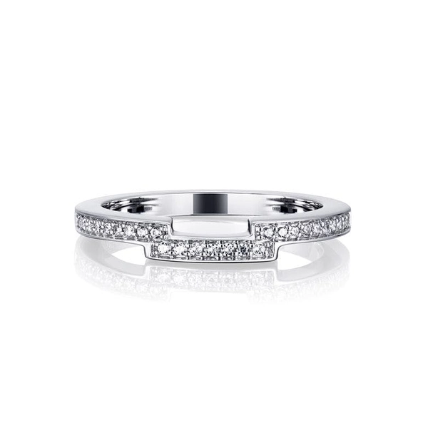 Deco Thin Ring White Gold - Efva Attling ringar - Snabb frakt & paketinslagning - Nordicspectra.se