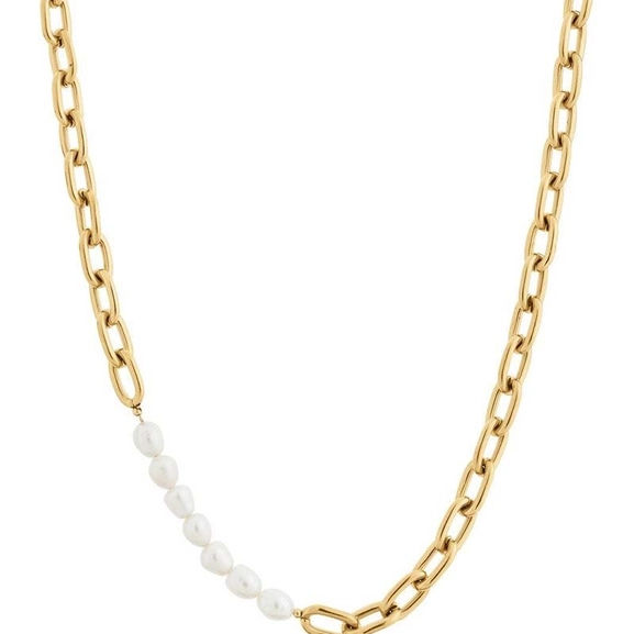 Trellis Pearl Necklace Gold - Edblad - Snabb frakt & paketinslagning - Nordicspectra.se